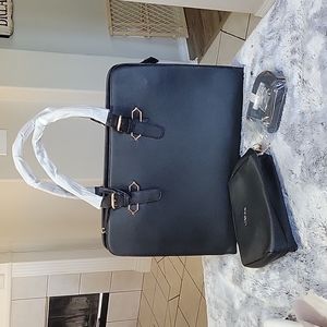 Elegant Black Laptop Bag for Women, used twice, in excellent condition